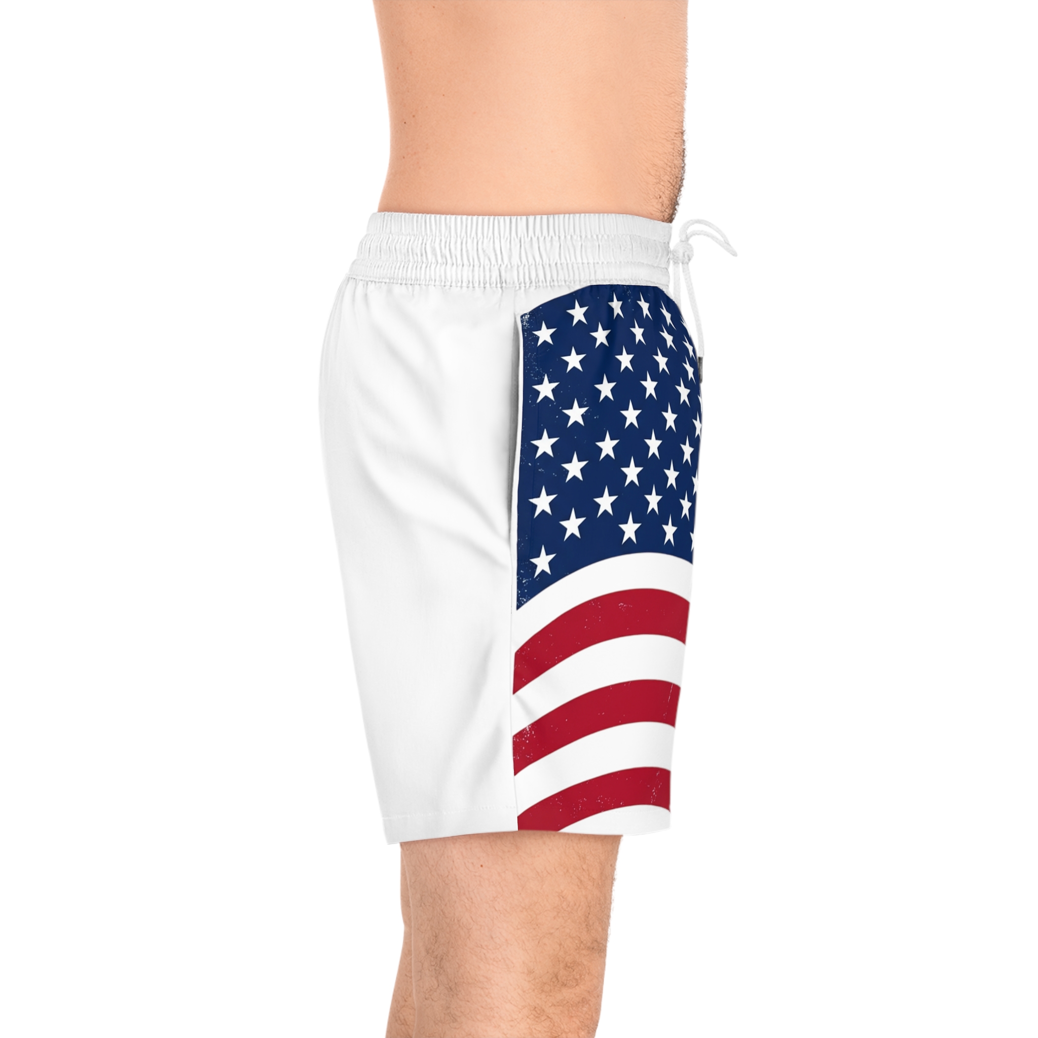 Trump 45-47 Eagle American Flag Swim Shorts - Image 5