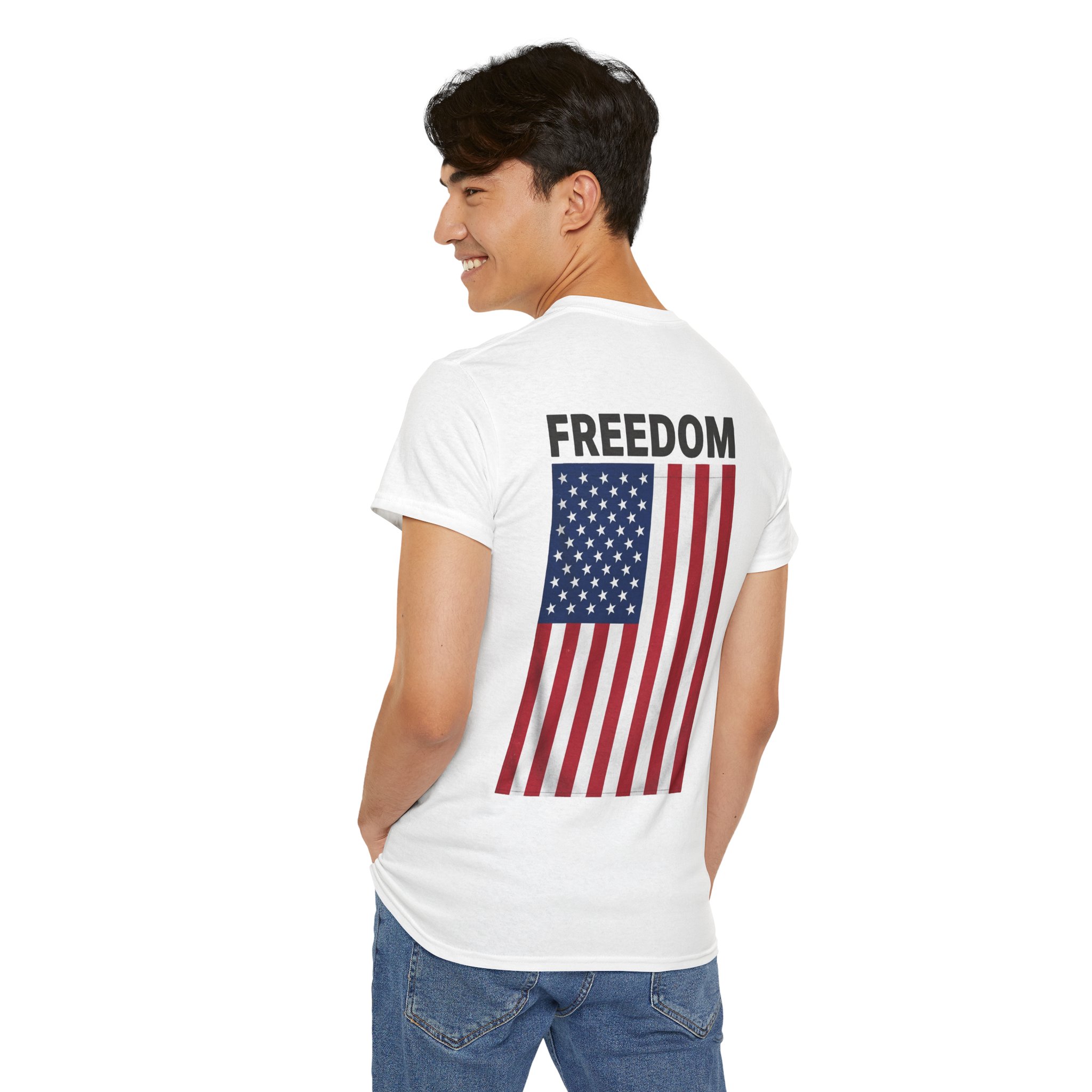 FREEDOM Unisex Heavy Cotton Tee - Image 2