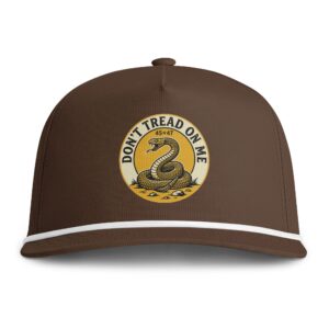 Don't Tread On Me Rope Cap — Vintage Gadsden Patch Hat
