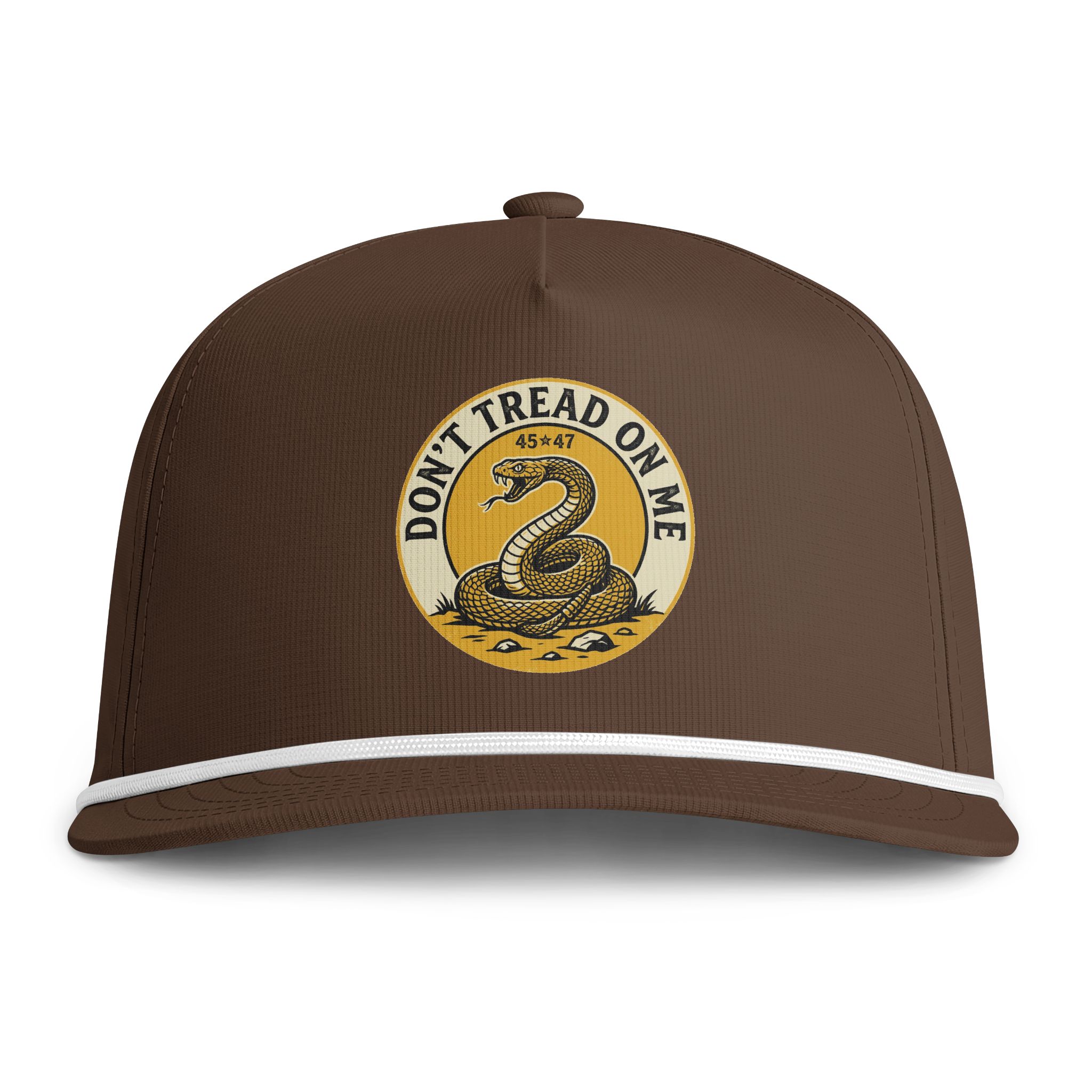 Don't Tread On Me Rope Cap — Vintage Gadsden Patch Hat