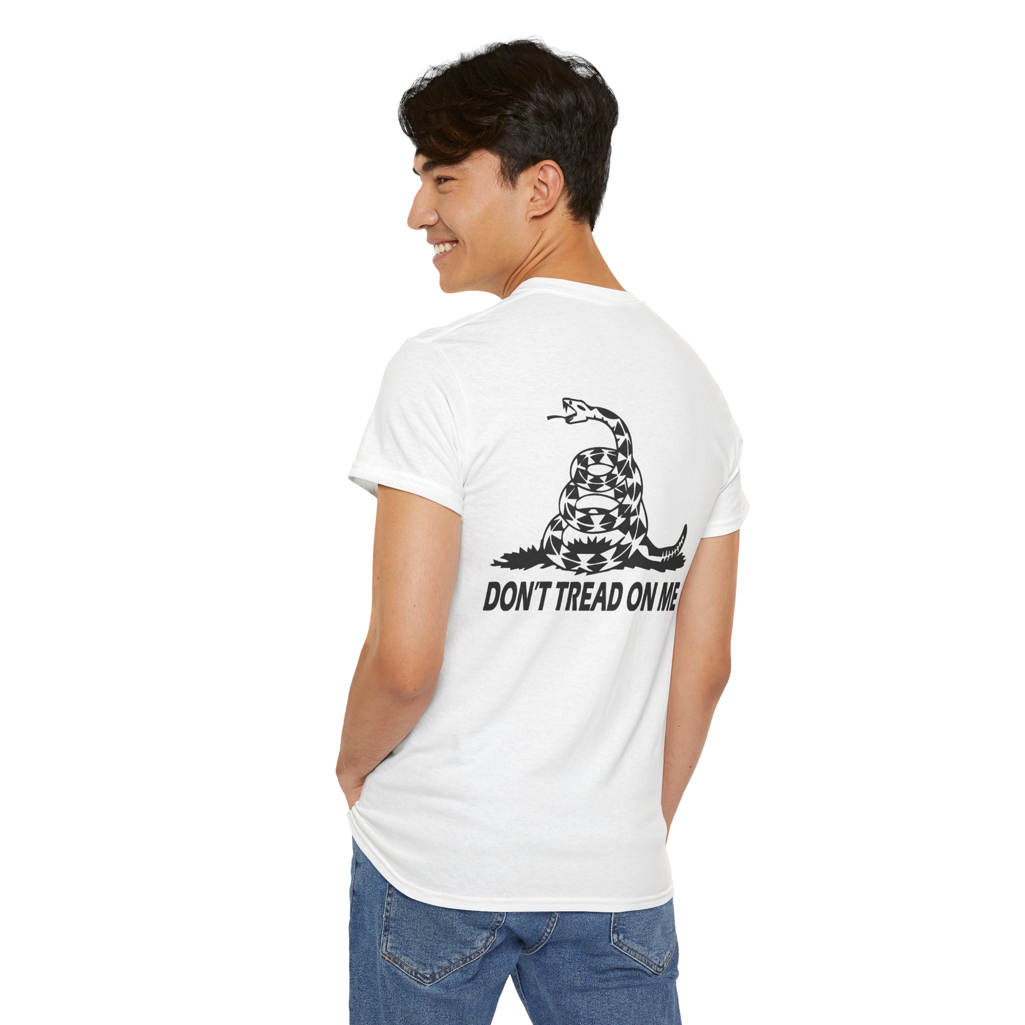Don't Tread On Me Tee — Gadsden Flag Snake Graphic T-Shirt - Image 2
