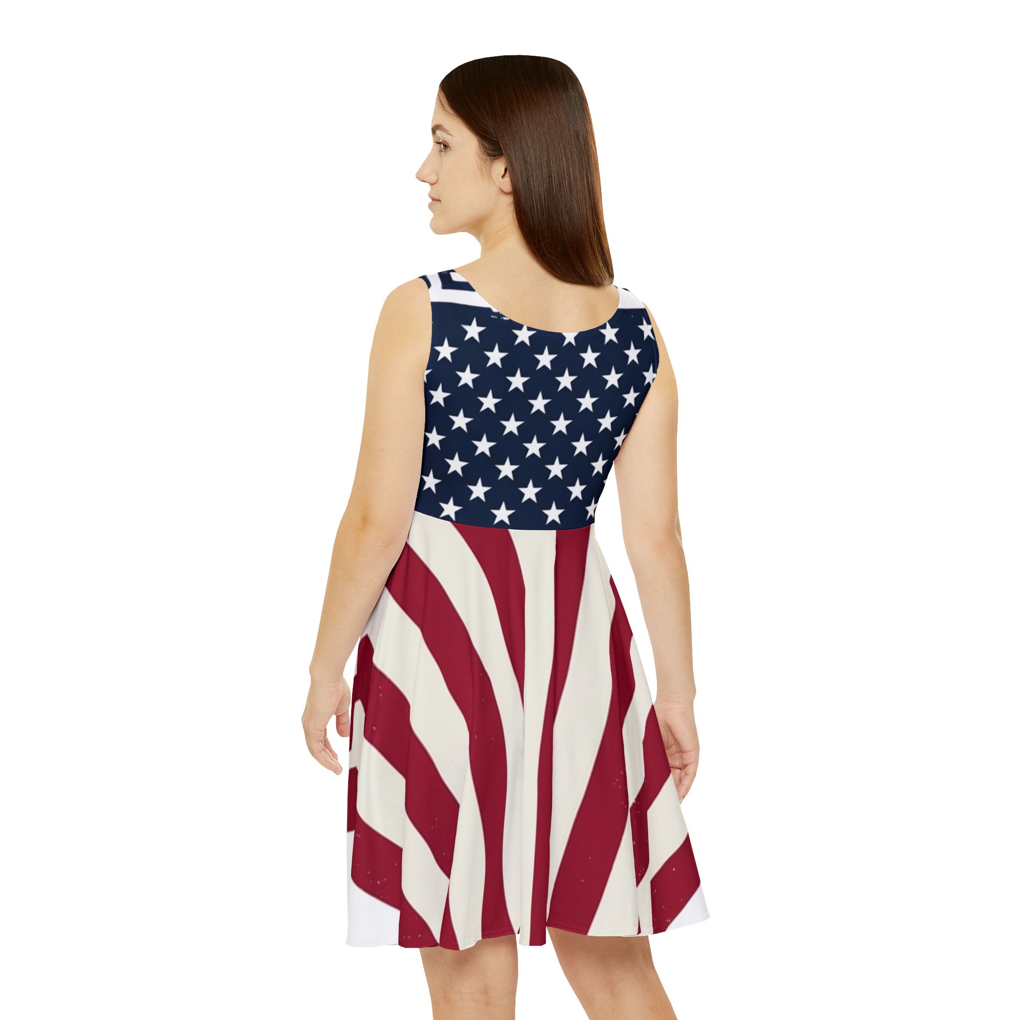 American Flag Dress - Patriotic USA Stars & Stripes - Image 3