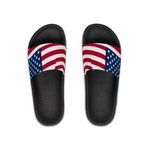 American Flag Slide Sandals — Patriotic Men’s Pool & Beach Slides