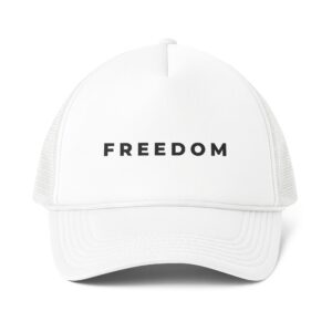 Freedom Trucker Cap — Minimalist Mesh-Back Foam Hat