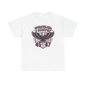 Trump 45→47 Eagle Graphic T-Shirt
