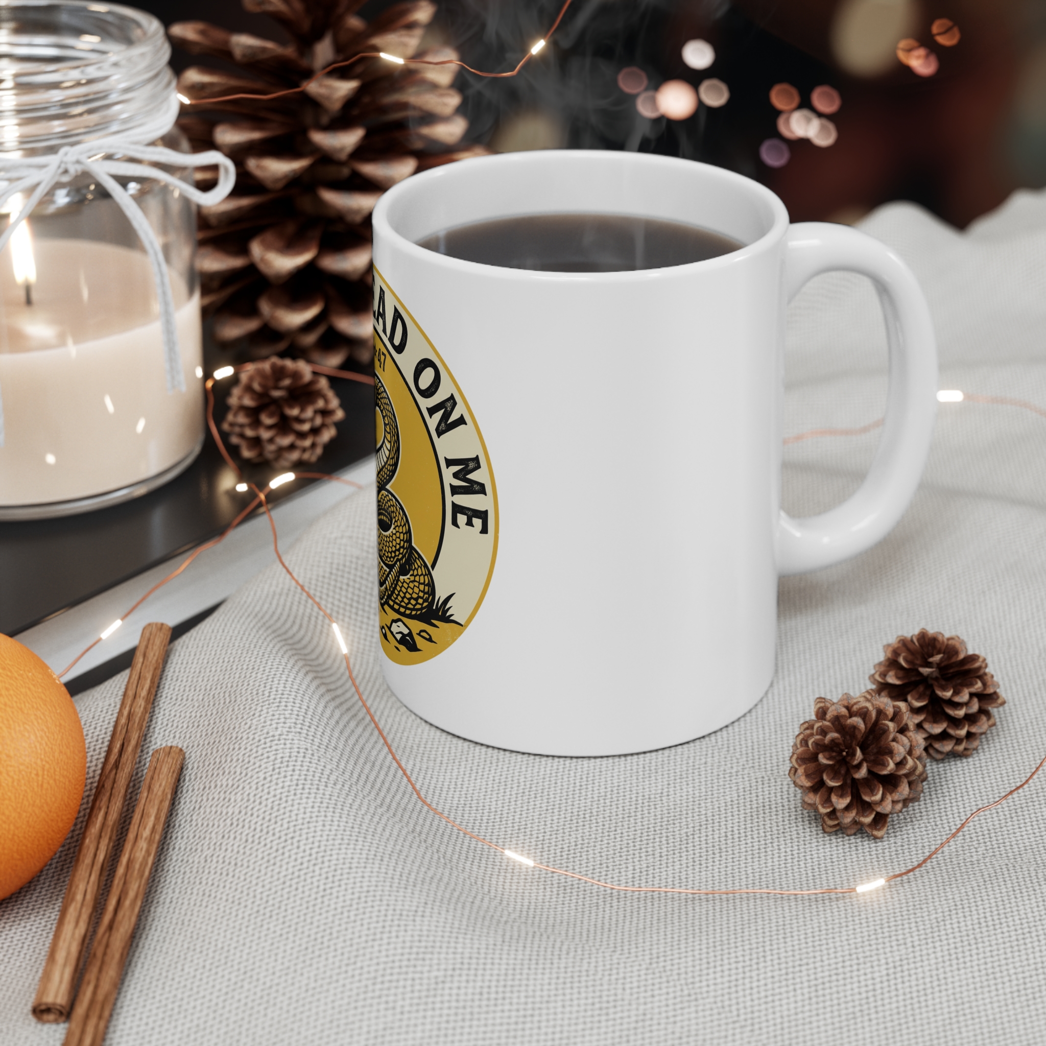 Don’t Tread On Me Coffee Mug – 11oz Gadsden Snake Design - Image 4