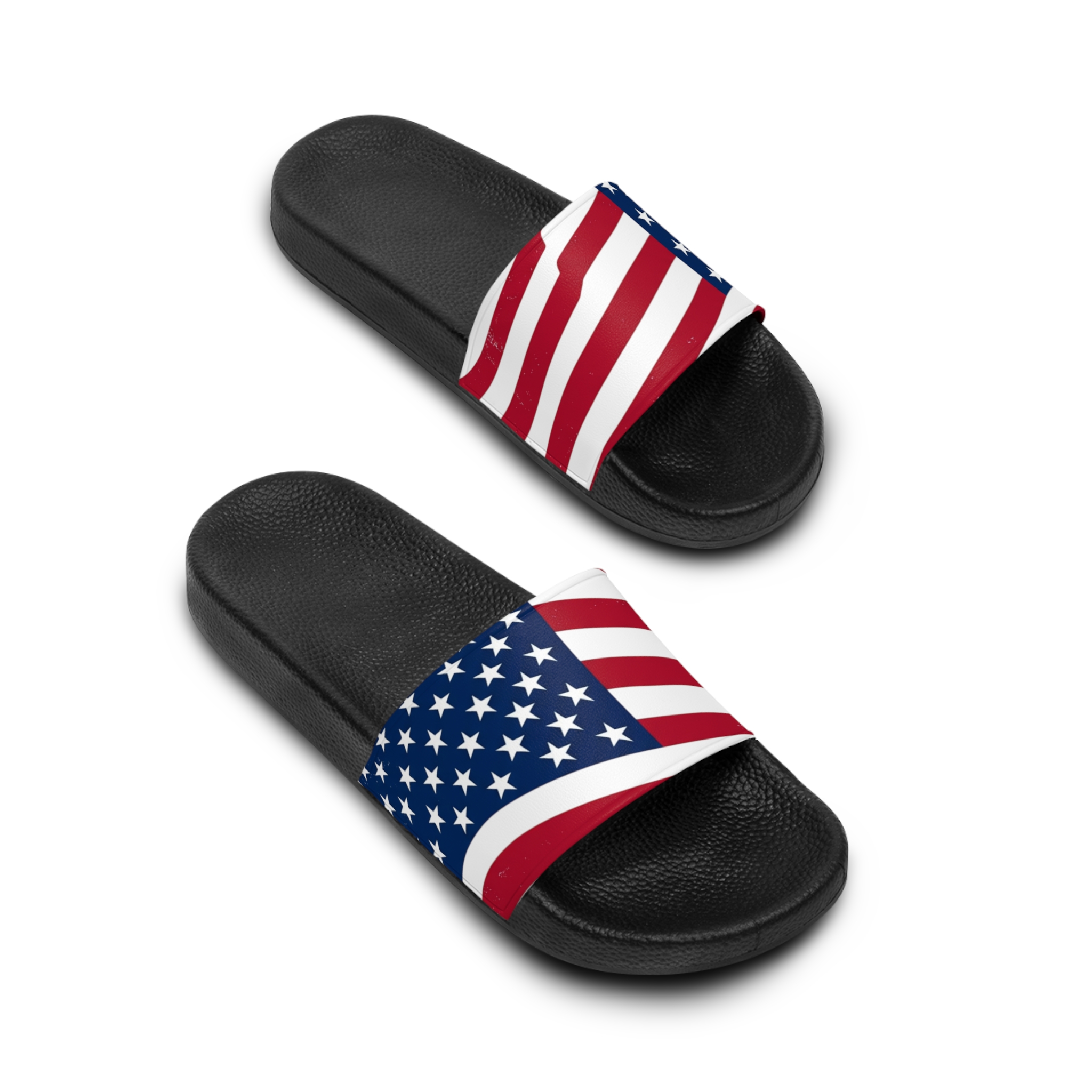 American Flag Slide Sandals — Patriotic Men’s Pool & Beach Slides - Image 4