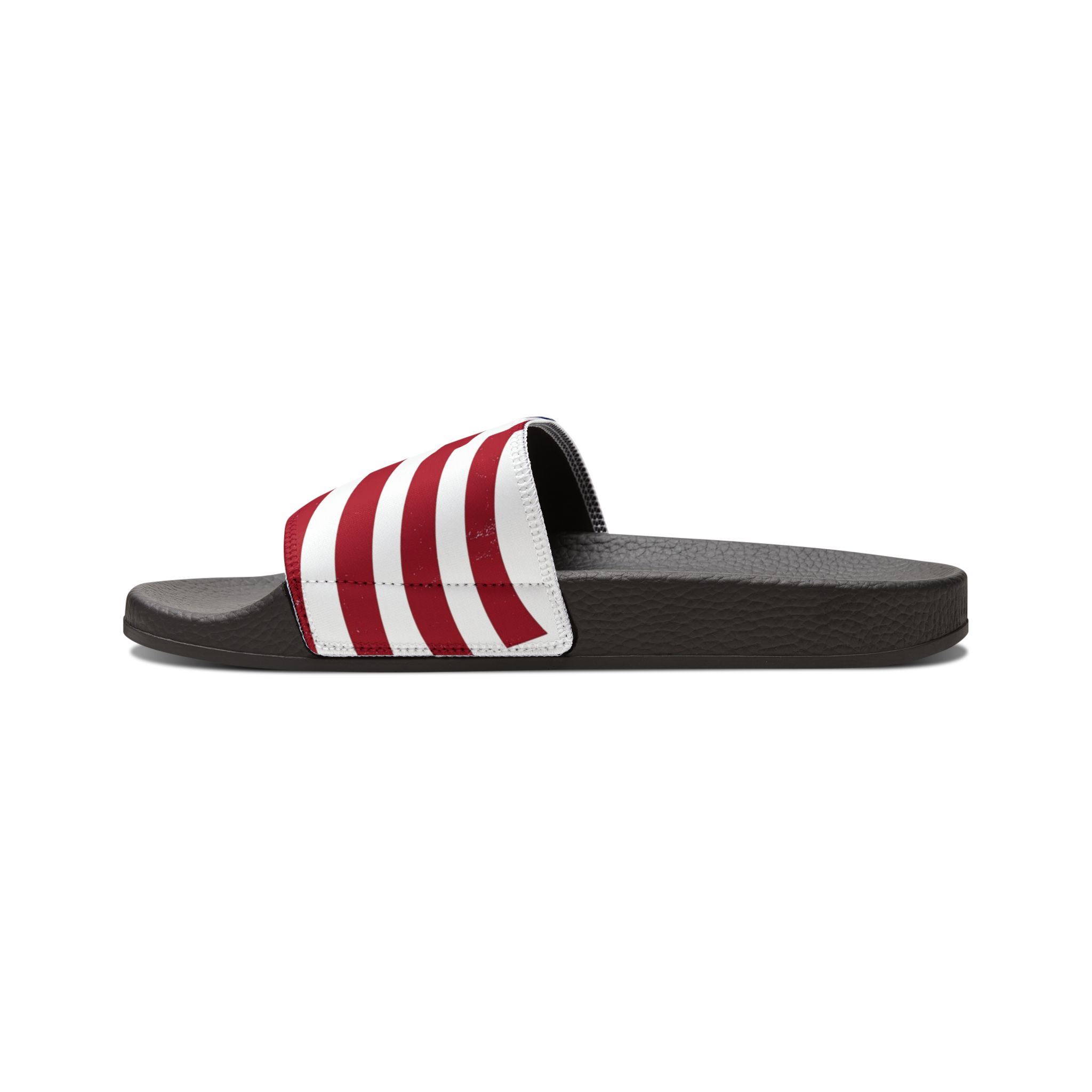 American Flag Slide Sandals — Women's Removable- Strap Patriotic Pool Slides - Image 3
