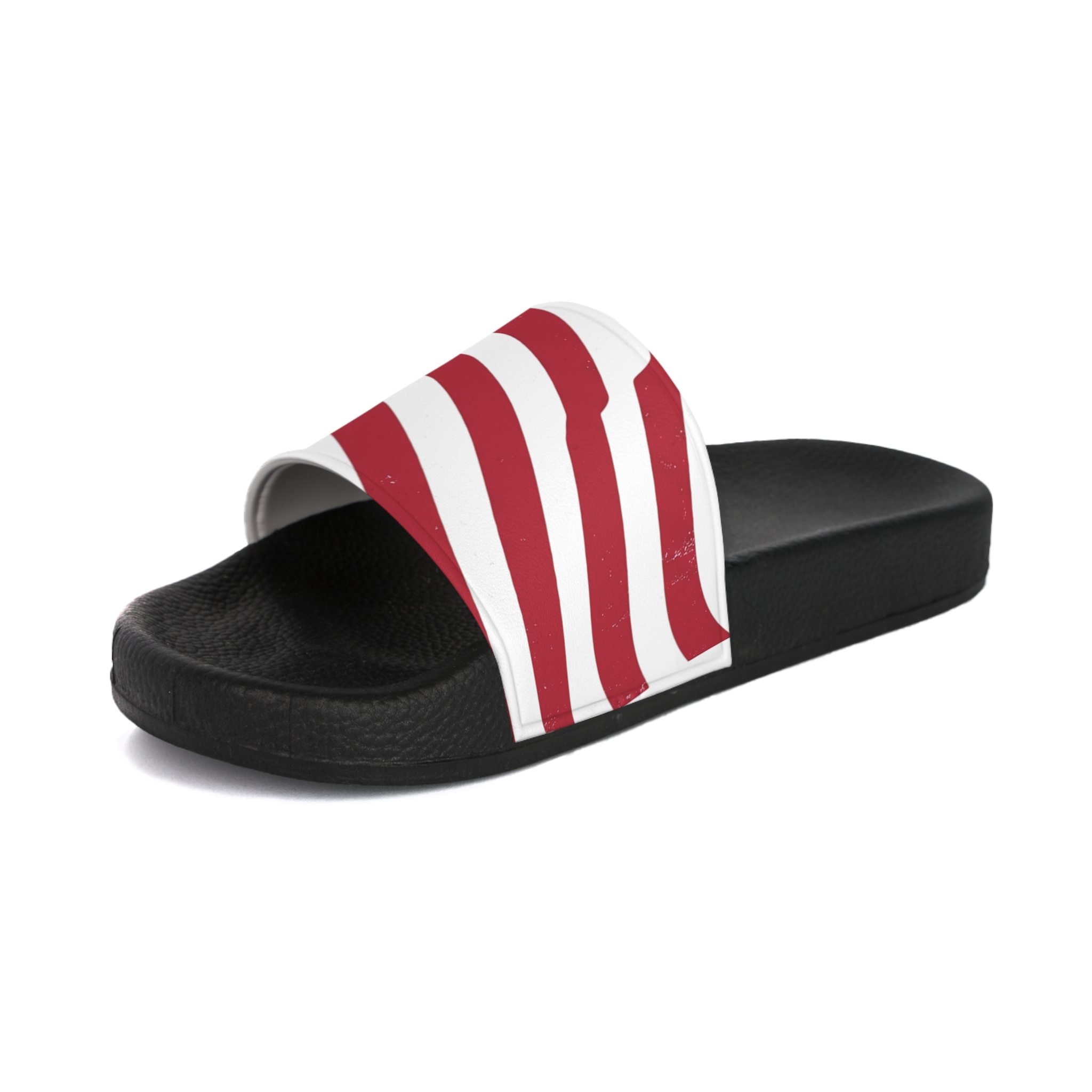 Patriotic American Flag Women's Slide Sandals — USA Stars & Stripes Pool Slides - Image 3