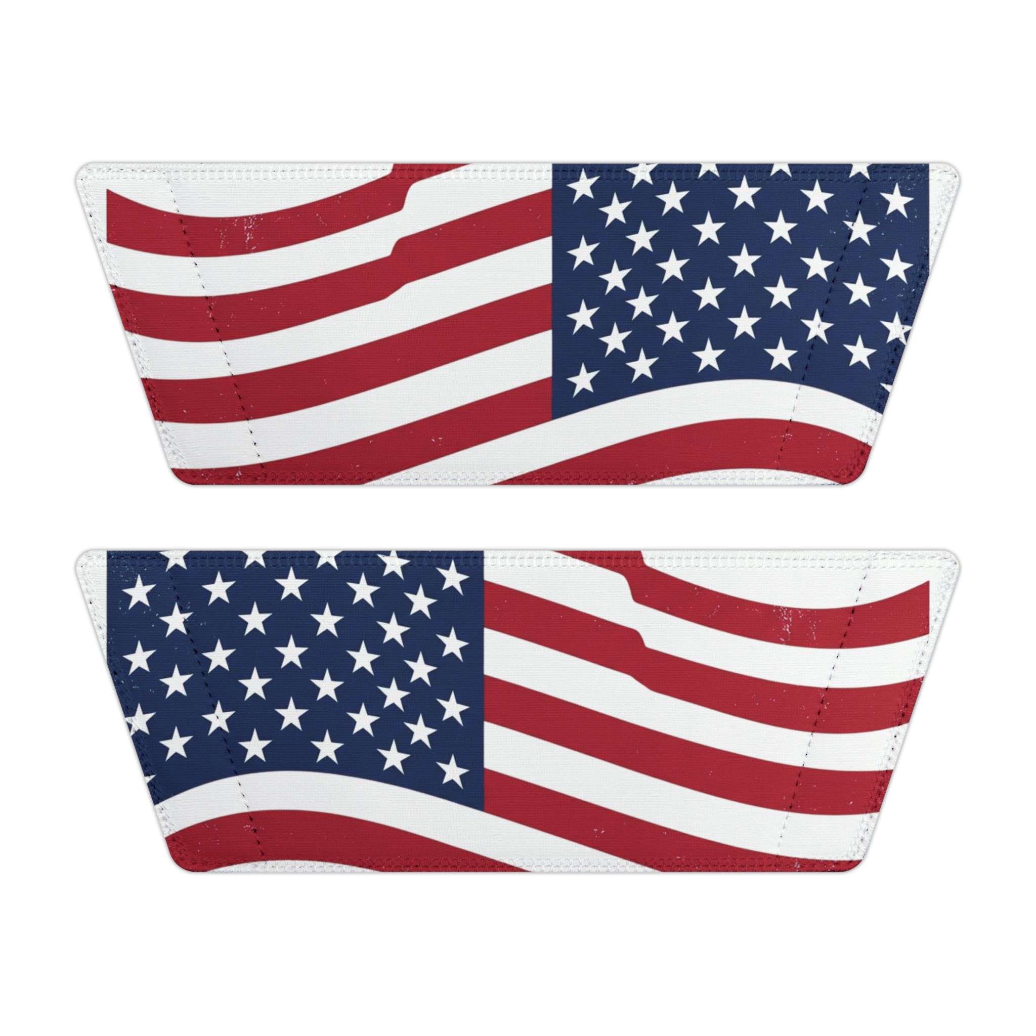 American Flag Slide Sandals — Women's Removable- Strap Patriotic Pool Slides - Image 4
